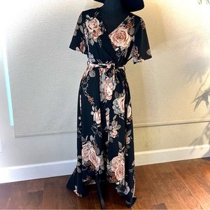 Gently Worn Tua High Low Floral Dress